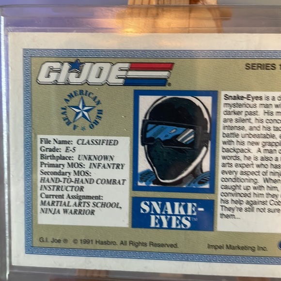 Snake Eyes #135 Series 1 - Picture 5 of 6